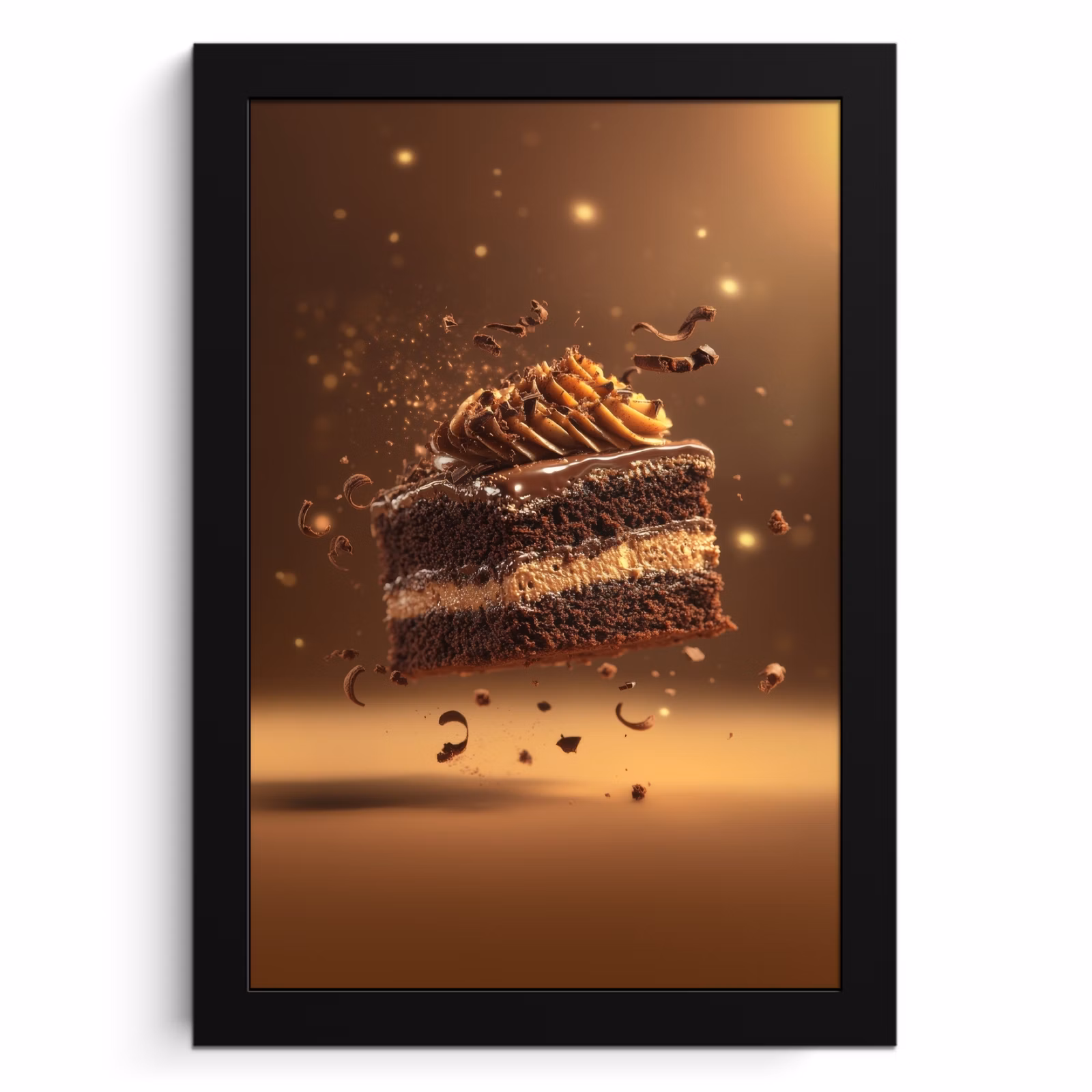 Bilder mit Rahmen - Torte - Schokolade - Essen - Brownie — 1