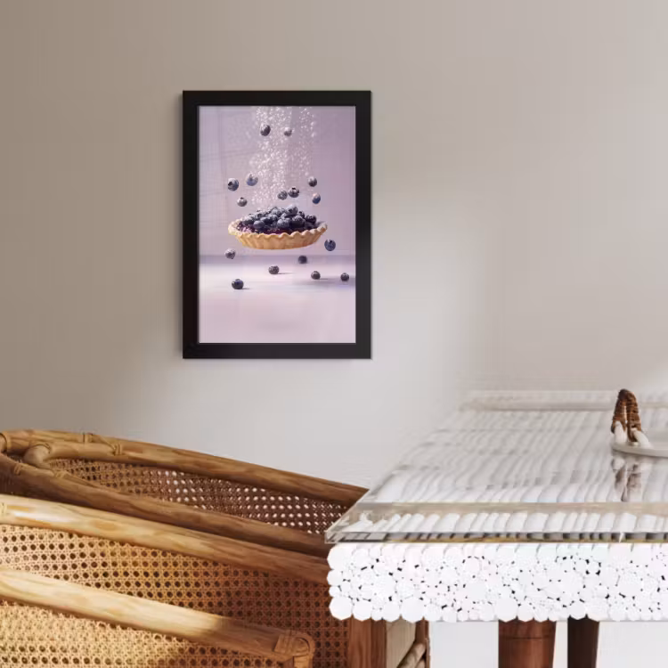 Bilder mit Rahmen - Lebensmittel - Torte - Beeren - Blau — 3