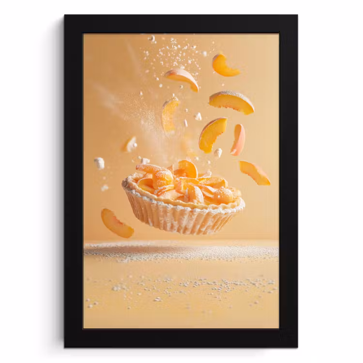 Bilder mit Rahmen - Pfirsich - Essen - Torte - Orange — 1