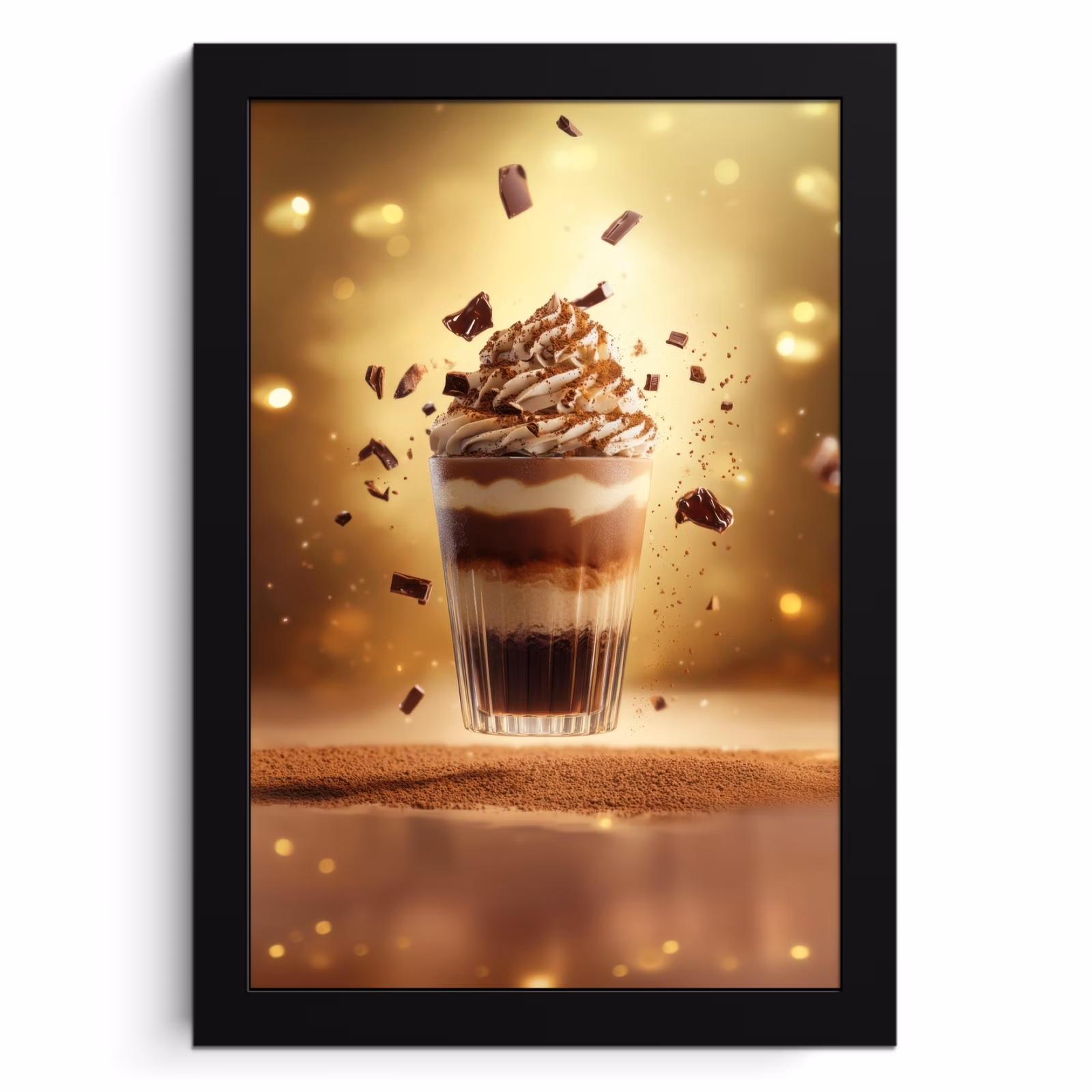 Bilder mit Rahmen - Dessert - Schokolade - Süß - Lebensmittel — 1