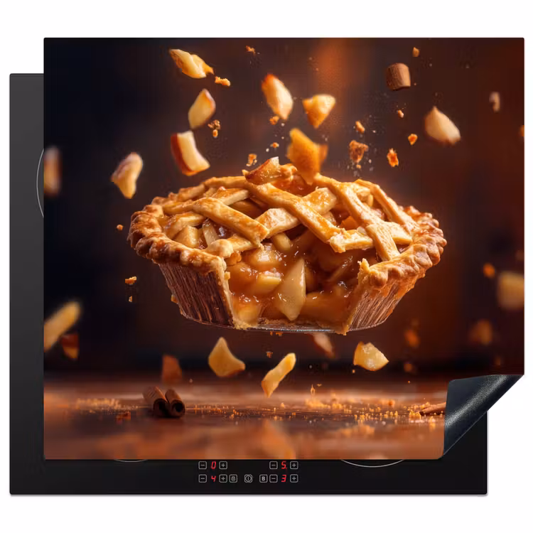 Herdabdeckplatte - Apfel - Kuchen - Heiß - Essen — 1