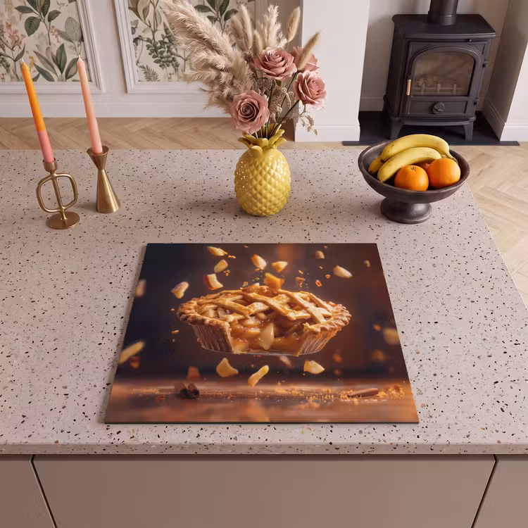 Herdabdeckplatte - Apfel - Kuchen - Heiß - Essen — 3