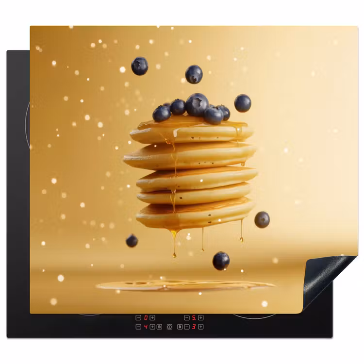Herdabdeckplatte - Pfannkuchen - Lebensmittel - Honig - Gelb — 1
