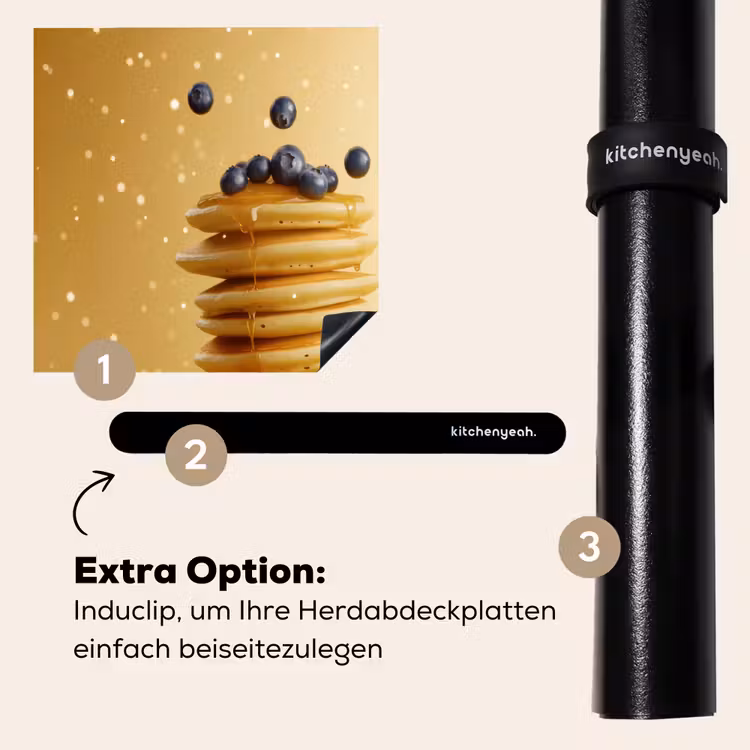 Herdabdeckplatte - Pfannkuchen - Lebensmittel - Honig - Gelb — 8