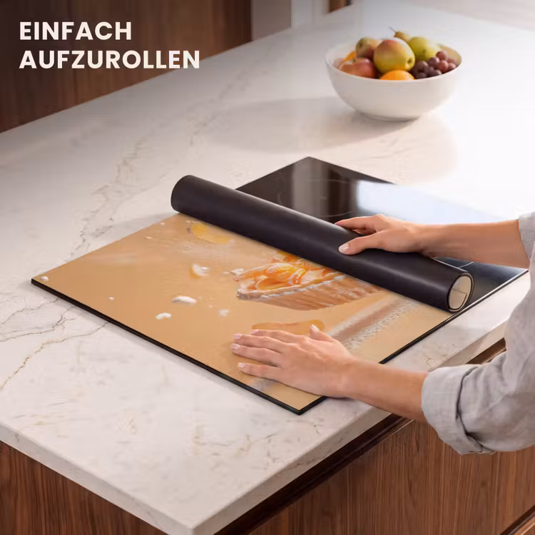 Herdabdeckplatte - Pfirsich - Essen - Torte - Orange — 7