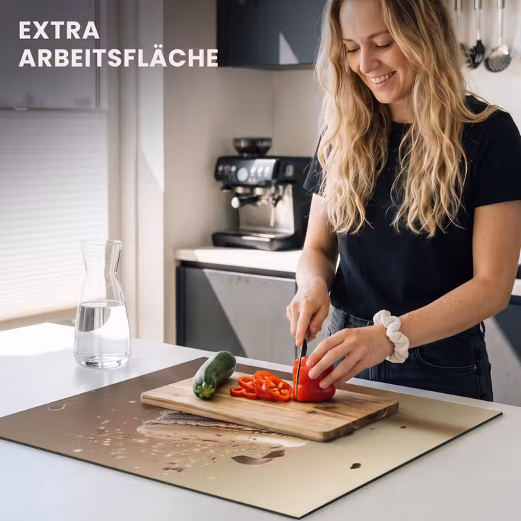 Herdabdeckplatte - Schokolade - Makronen - Lebensmittel - Süßigkeiten — 5