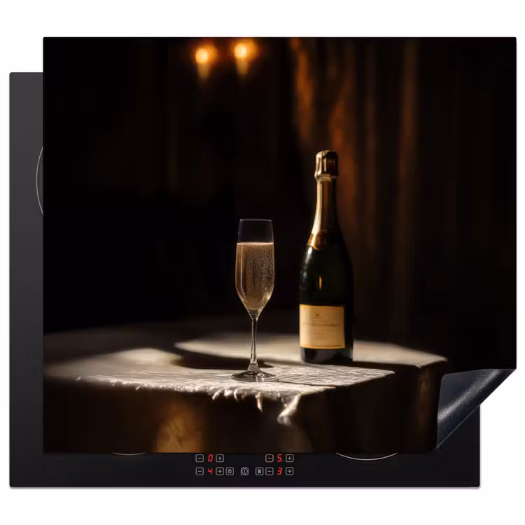 Herdabdeckplatte - Prosecco - Seifenblasen - Atmosphäre - Schnaps — 1