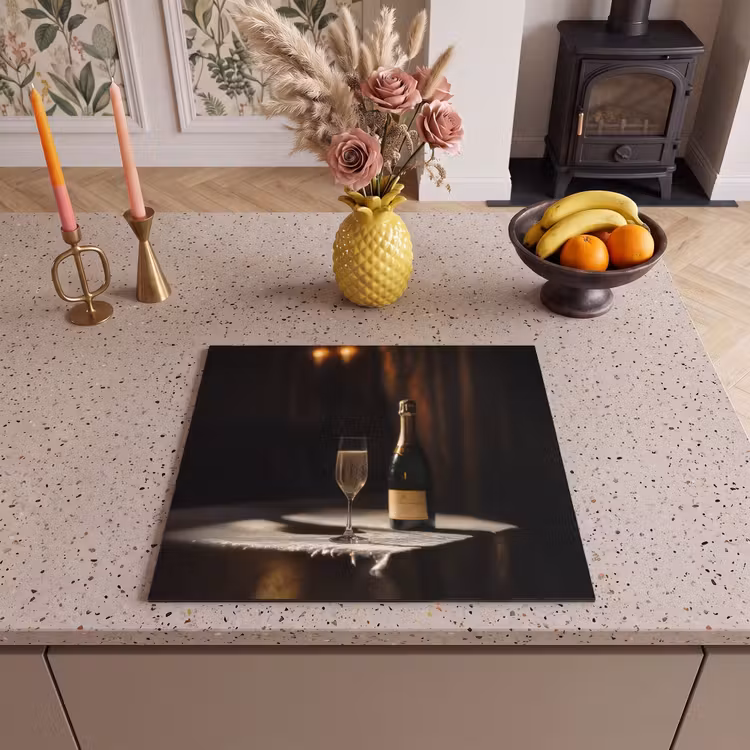 Herdabdeckplatte - Prosecco - Seifenblasen - Atmosphäre - Schnaps — 3
