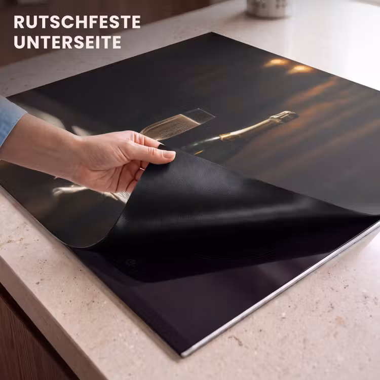 Herdabdeckplatte - Prosecco - Seifenblasen - Atmosphäre - Schnaps — 6