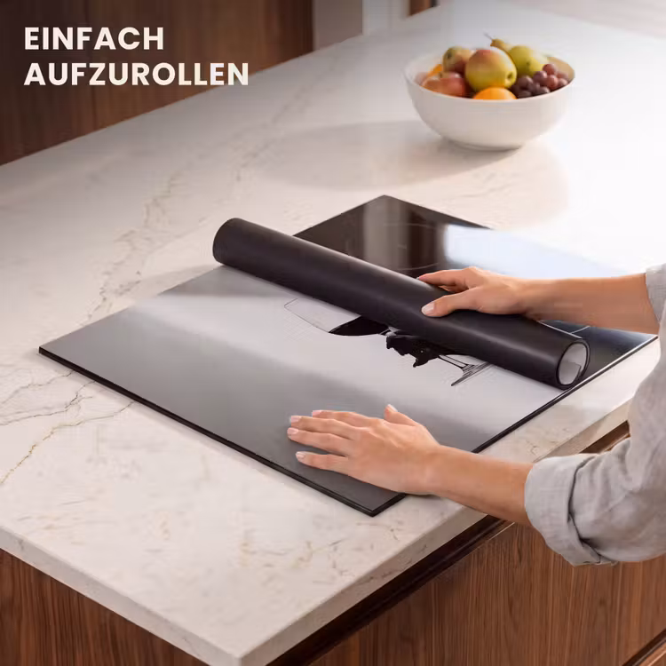 Herdabdeckplatte - Leicht - Wein - Rot - Glas — 7