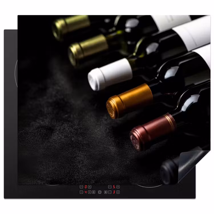 Herdabdeckplatte - Wein - Flaschen - Vielfalt - Geschmacksrichtungen — 1