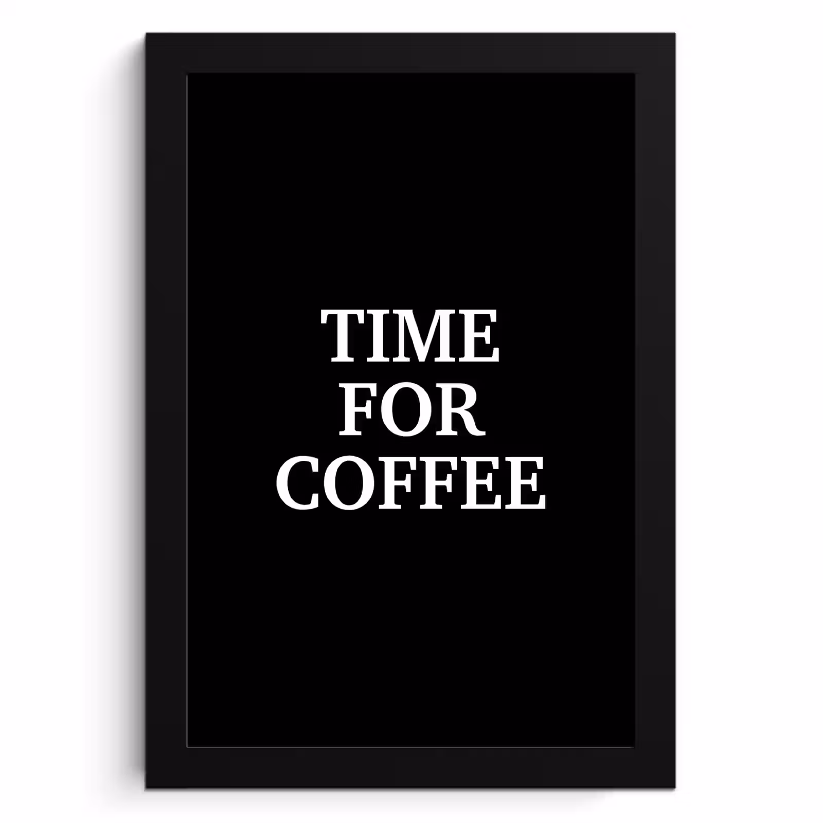 Bilder mit Rahmen - Zitate - Briefe - Kaffee - Schwarz — 1