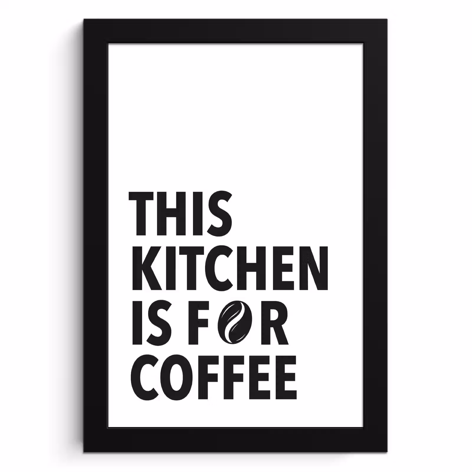 Bilder mit Rahmen - Zitate - Kaffee - Bohnen - Modern — 1