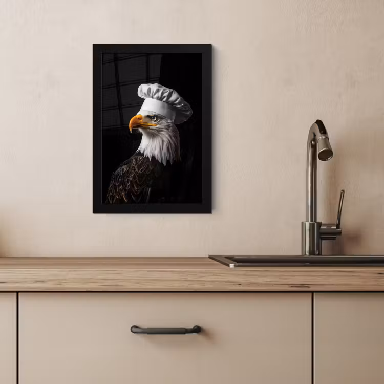 Bilder mit Rahmen - Adler - Amerika - Kochmütze - Vogel - Cool — 3