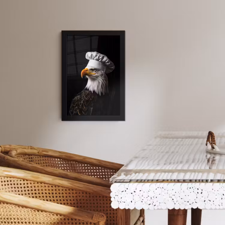 Bilder mit Rahmen - Adler - Amerika - Kochmütze - Vogel - Cool — 4