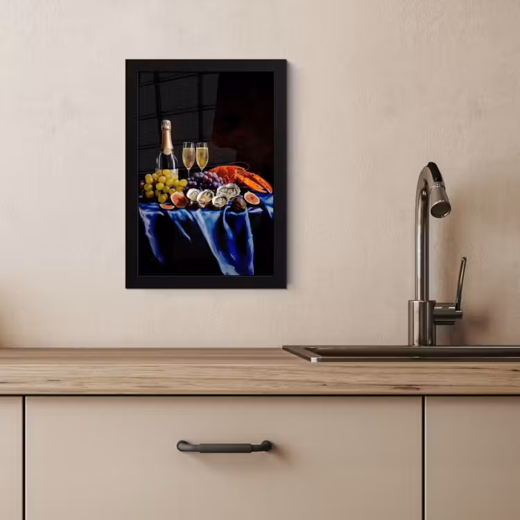 Bilder mit Rahmen - Champagner - Luxus - Austern — 4