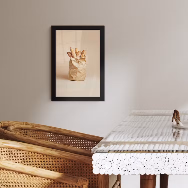 Bilder mit Rahmen - Baguette - Brot - Baguette - Beige — 2