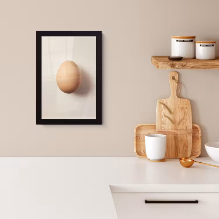 Bilder mit Rahmen - Ei - Beige - Oval - Oval — 2