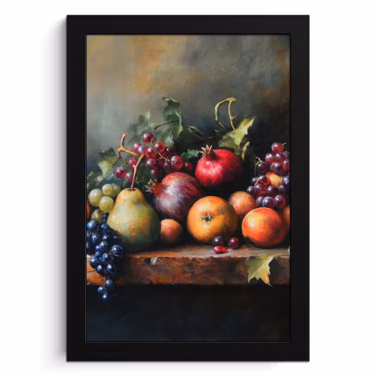 Bilder mit Rahmen - Rustikal - Stilleben - Obst — 1