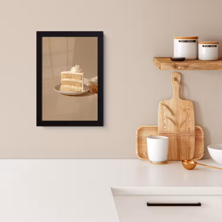 Bilder mit Rahmen - Vanillekuchen - Torte - Cremig — 2