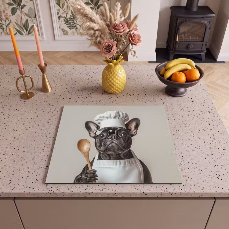 Herdabdeckplatte - Brillen - Hund - Koch — 3