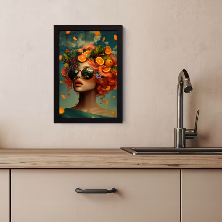 Bilder mit Rahmen - Weiblich - Orange - Beere - Orange — 3