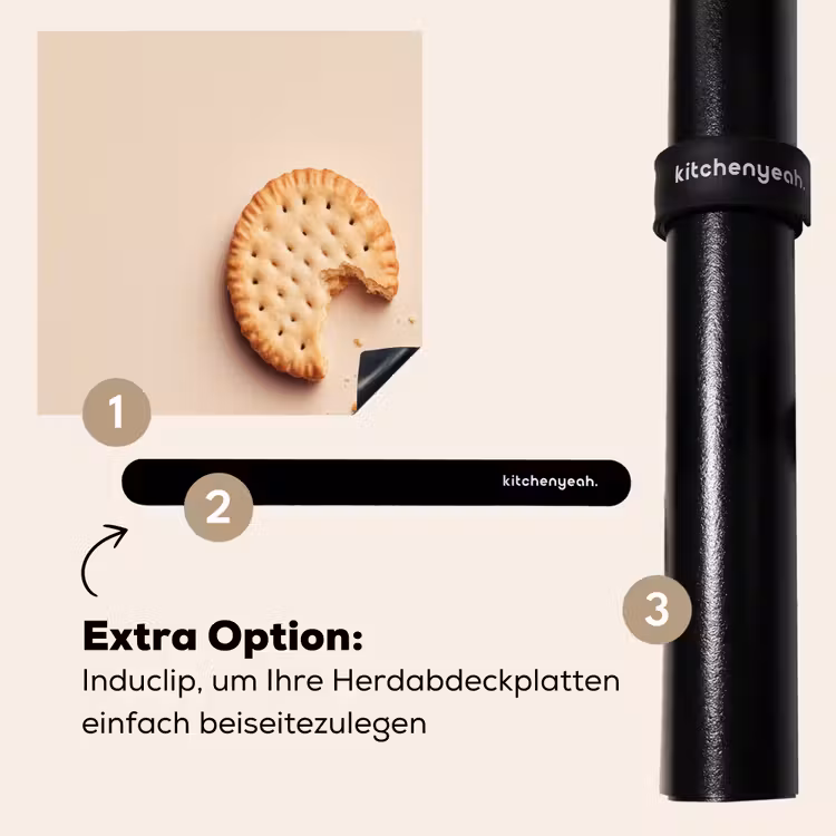 Herdabdeckplatte - Keks - Krümel - beige — 8