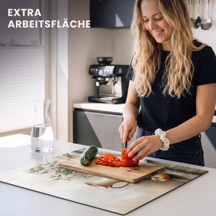 Herdabdeckplatte - Obst - Kräuter - Ländlich — 5