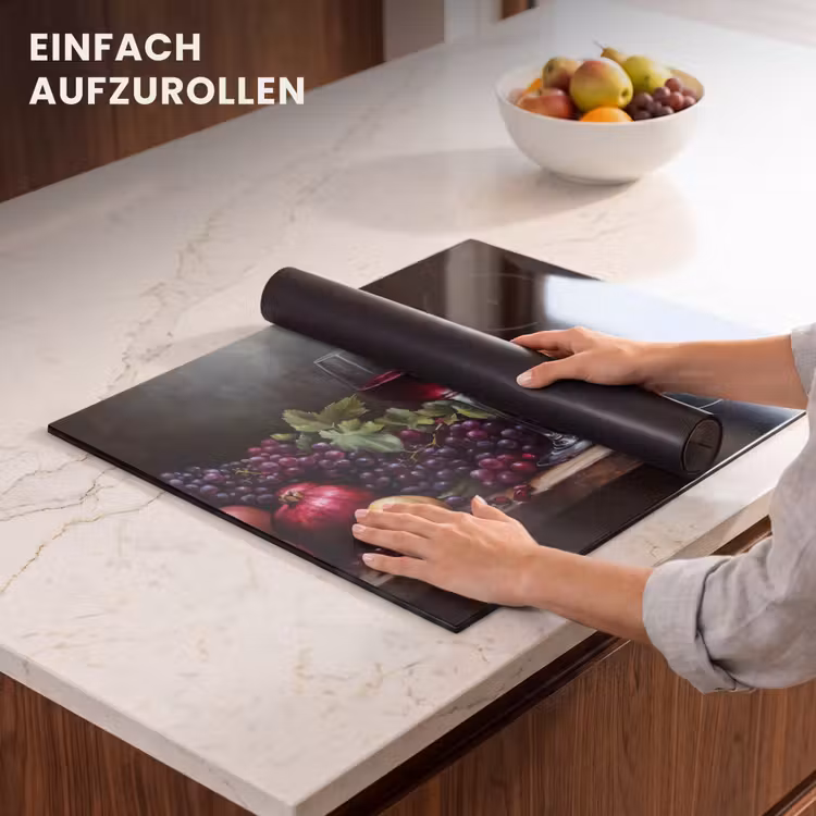 Herdabdeckplatte - Wein - Obst - Stilleben — 7