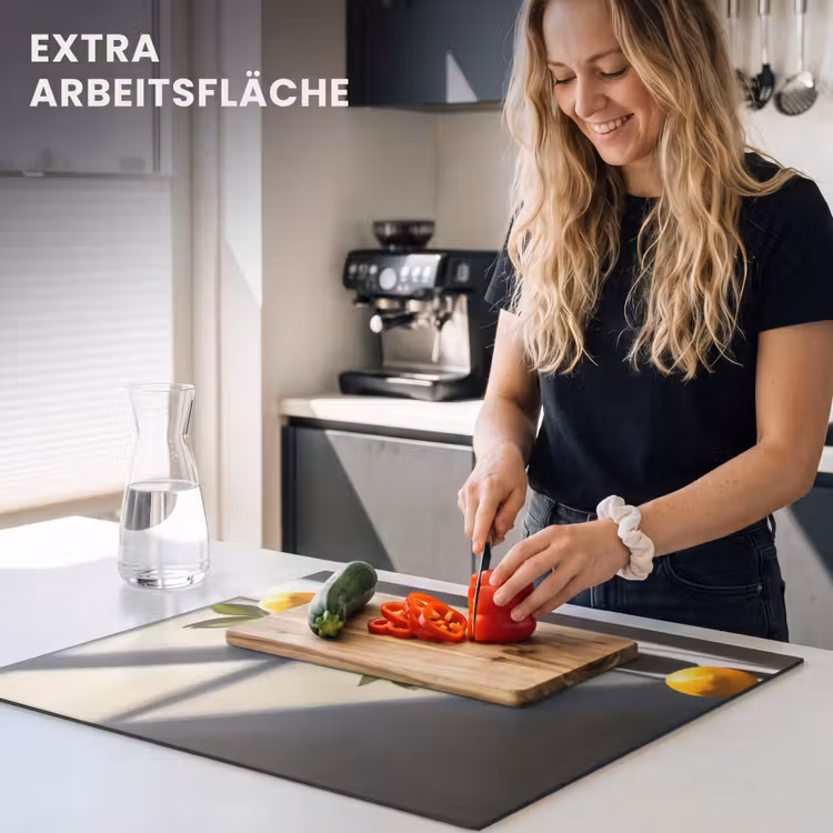 Herdabdeckplatte - Zitronen - Stilleben - Gelb — 5