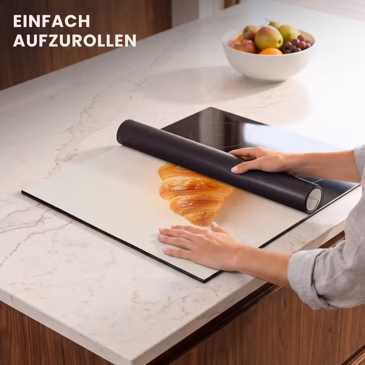 Herdabdeckplatte - Croissant - Brot - Beige — 7