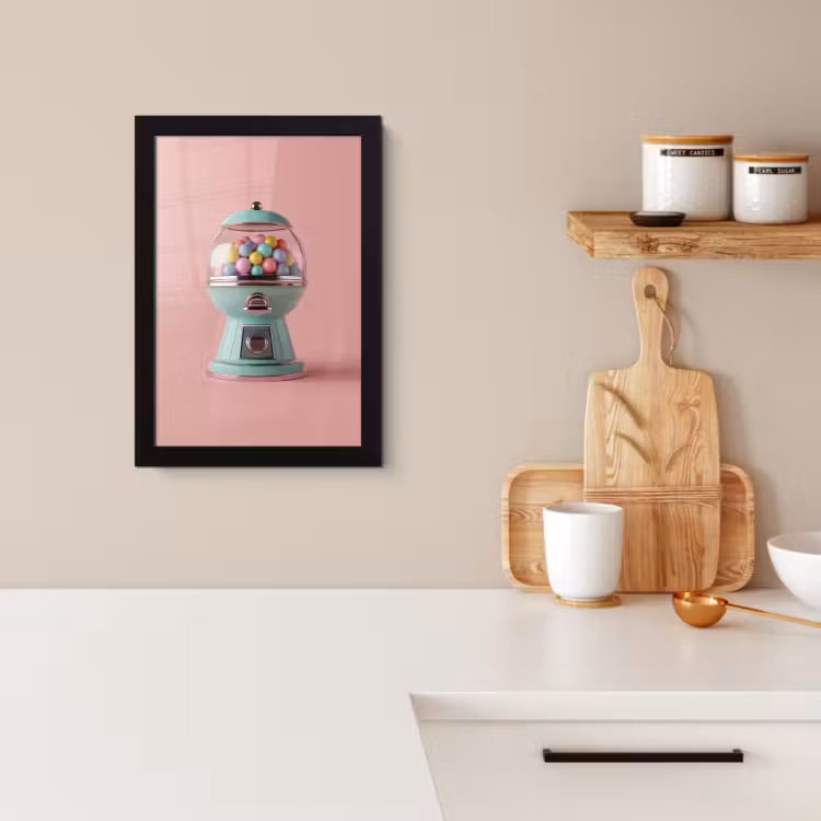 Bilder mit Rahmen - Kaugummi - Retro - Bonbon - Rosa — 3