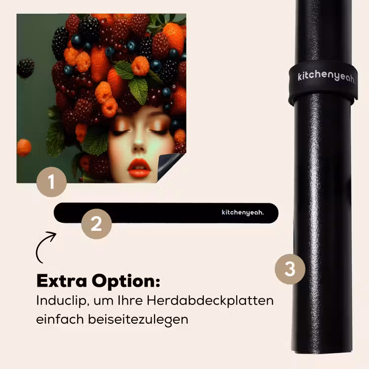 Herdabdeckplatte - Weiblich - Erdbeeren - Himbeeren - Brombeeren - Beeren — 8