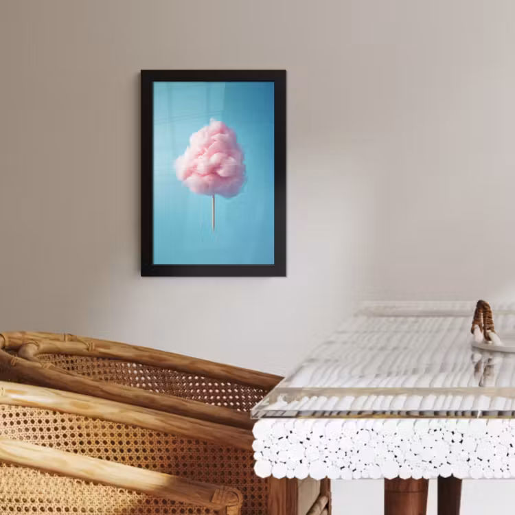 Bilder mit Rahmen - Zuckerwatte - Süßes - Bonbon — 3