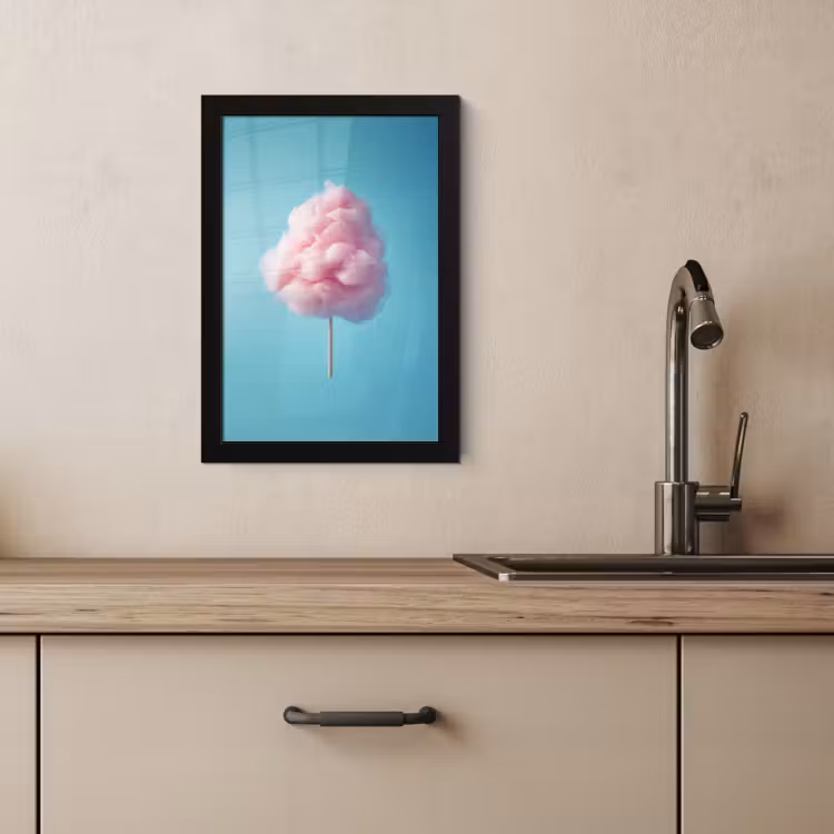 Bilder mit Rahmen - Zuckerwatte - Süßes - Bonbon — 4