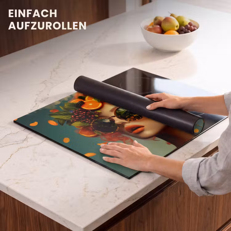 Herdabdeckplatte - Weiblich - Orange - Beere - Orange — 7