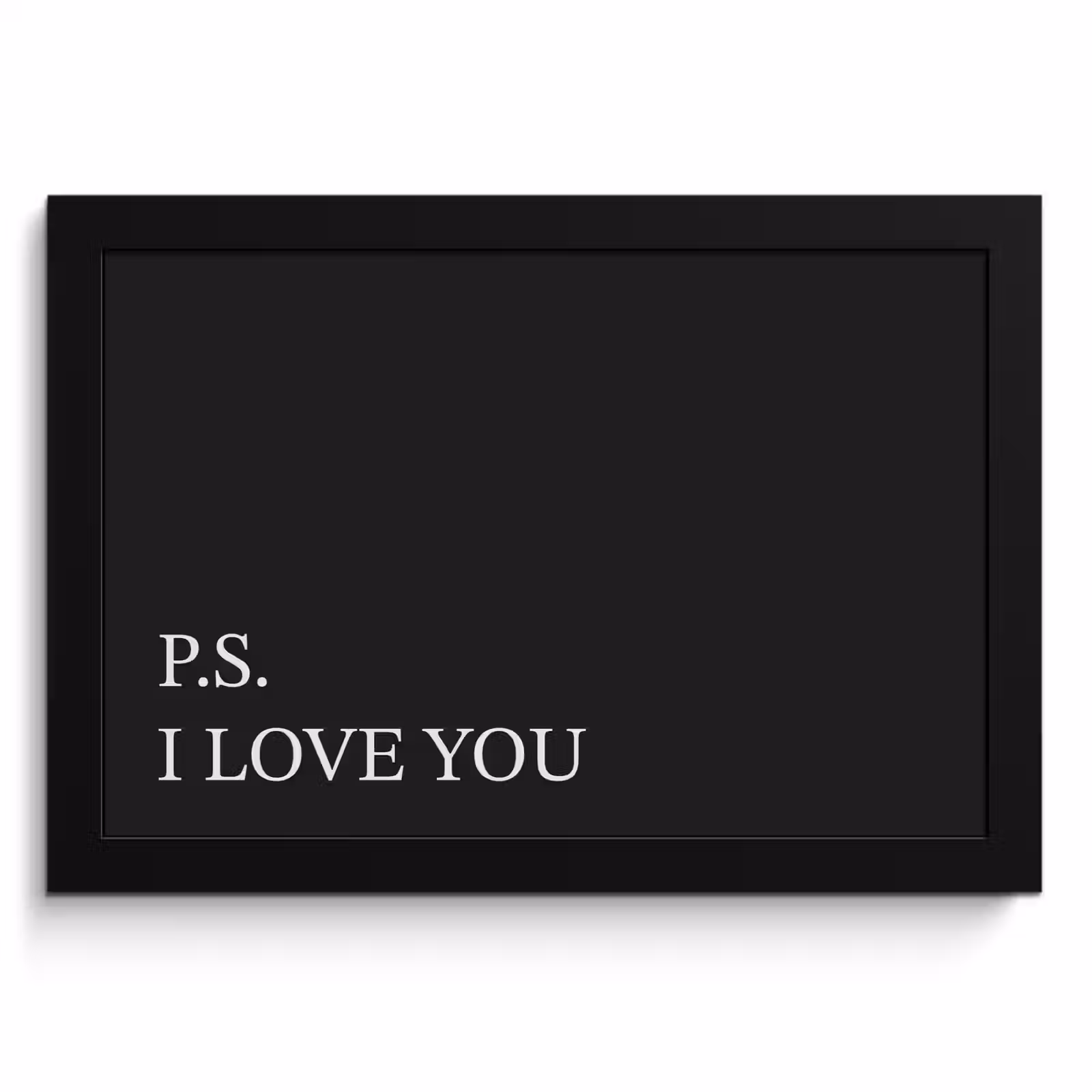Bilder mit Rahmen - Schwarz - Minimalistisch - Valentinstag — 1