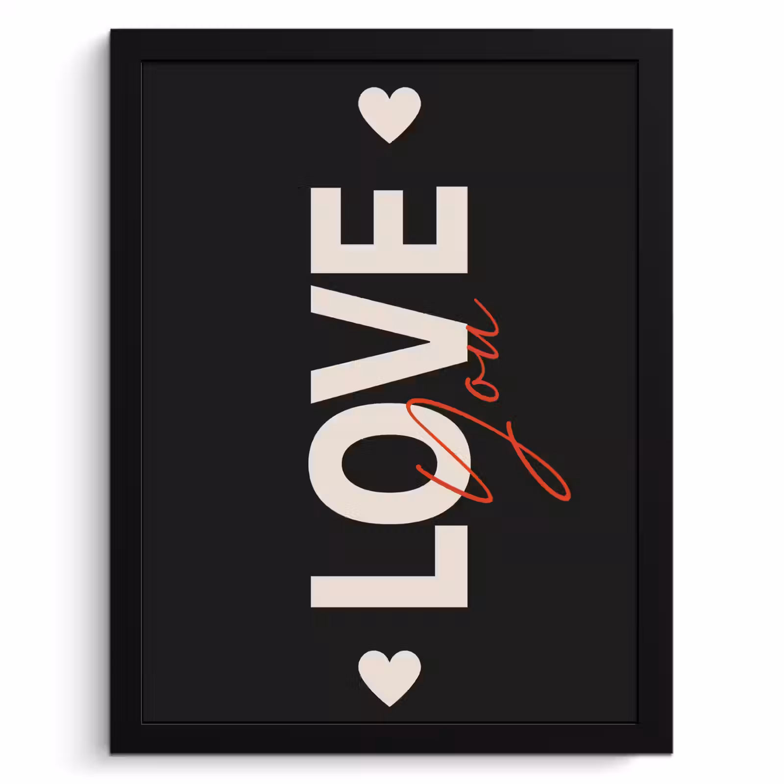Bilder mit Rahmen - Liebe - Rot - Valentinstag — 1