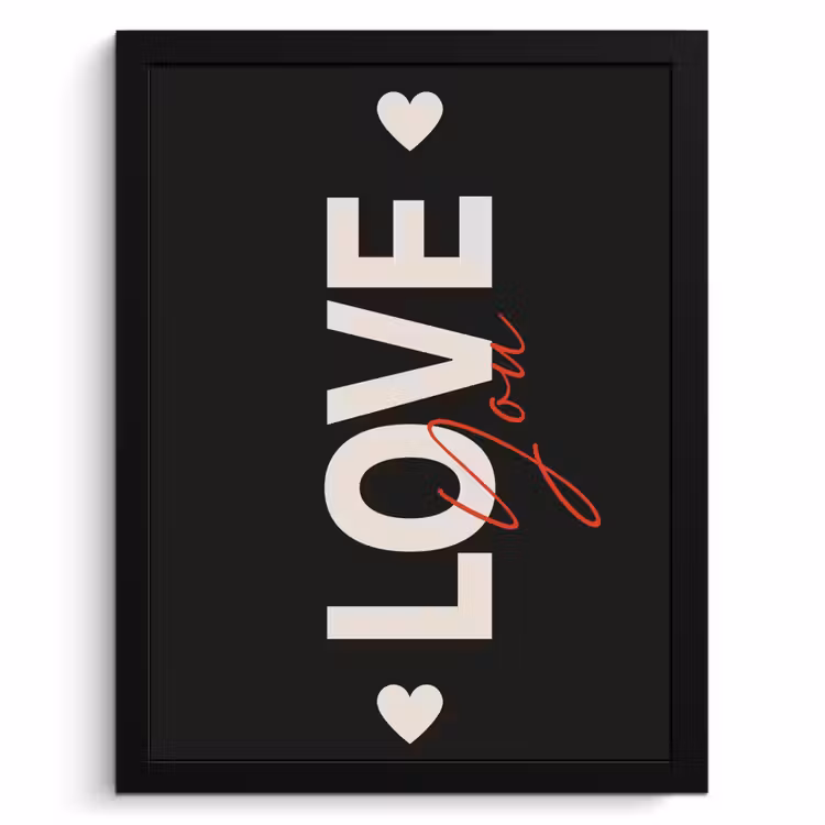 Bilder mit Rahmen - Liebe - Rot - Valentinstag — 1