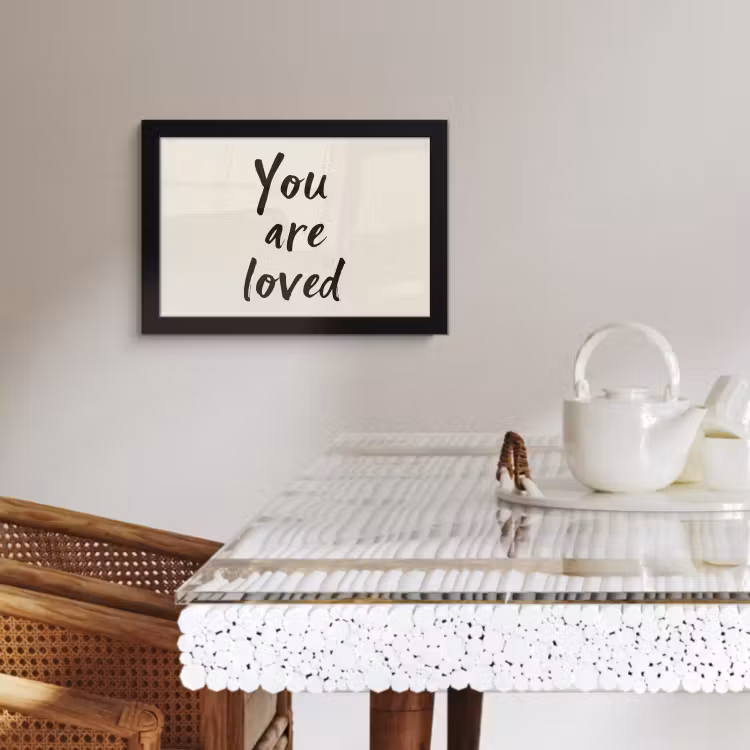 Bilder mit Rahmen - Minimalistisch - Beige - Liebe — 4