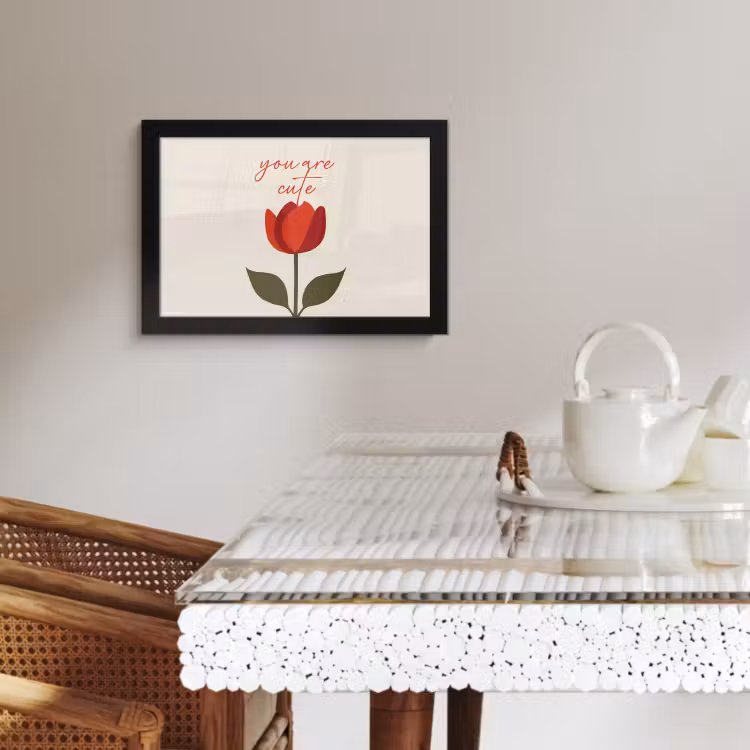 Bilder mit Rahmen - Rose - Rot - Blume - Valentinstag — 4