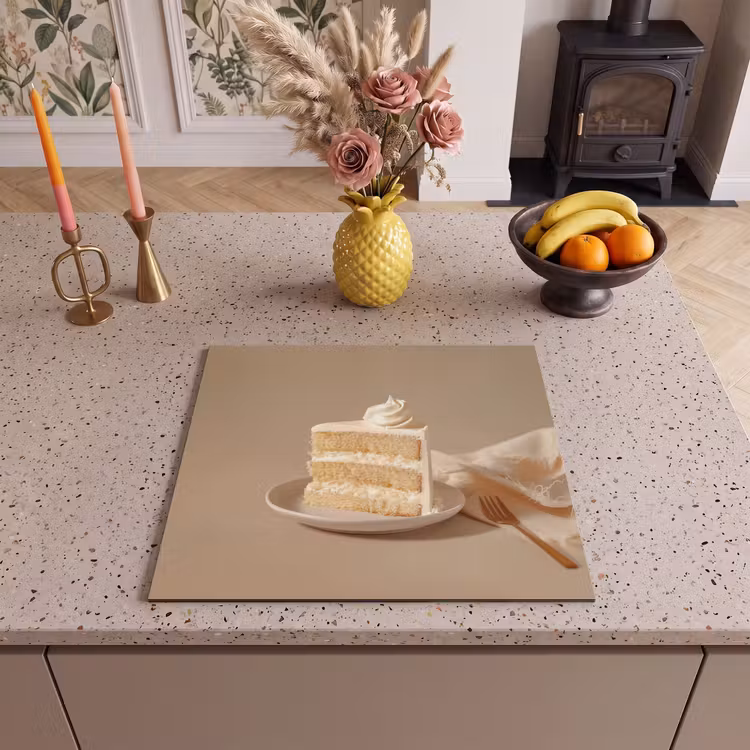 Herdabdeckplatte - Vanillekuchen - Torte - Cremig — 3