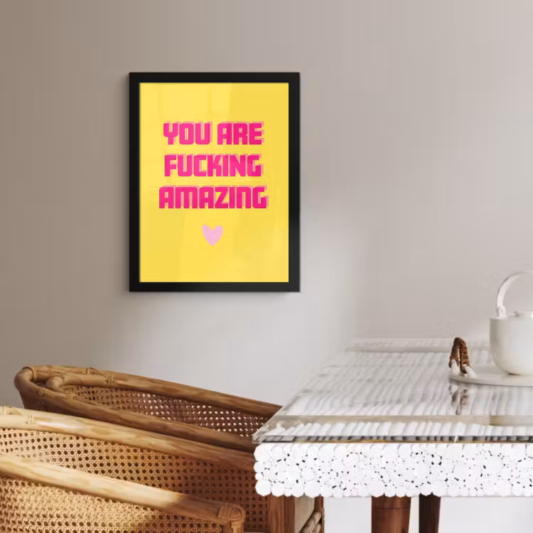 Bilder mit Rahmen - Gelb - Valentinstag - Text — 4