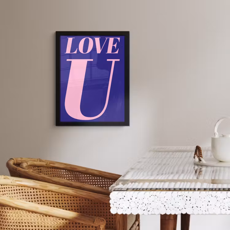 Bilder mit Rahmen - Liebe - Blau - Valentinstag — 3