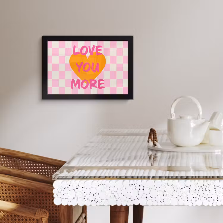 Bilder mit Rahmen - Valentinstag - Liebe - Rosa - Orange — 4
