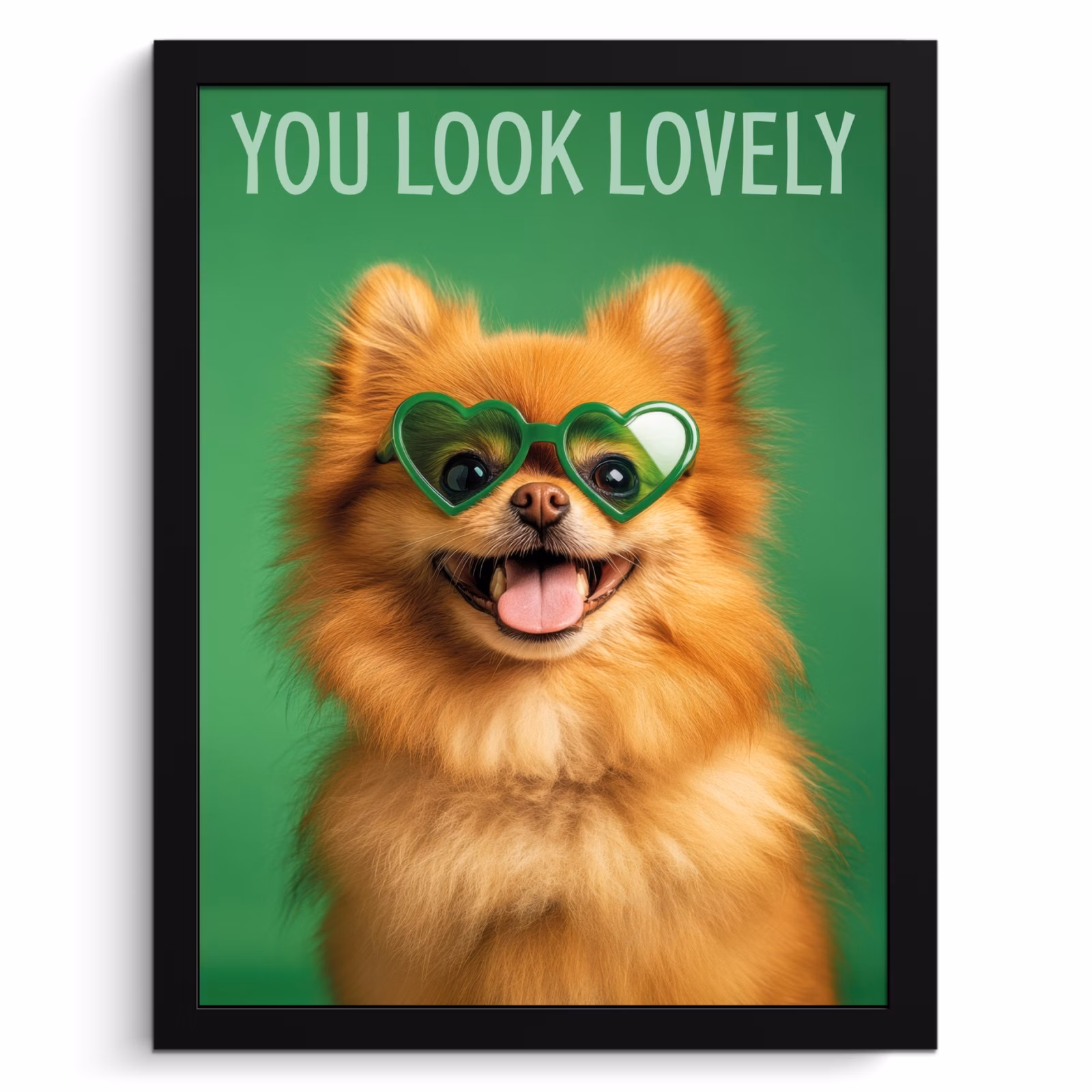 Bilder mit Rahmen - Hund - Sonnenbrille - Valentinstag - Liebe — 1