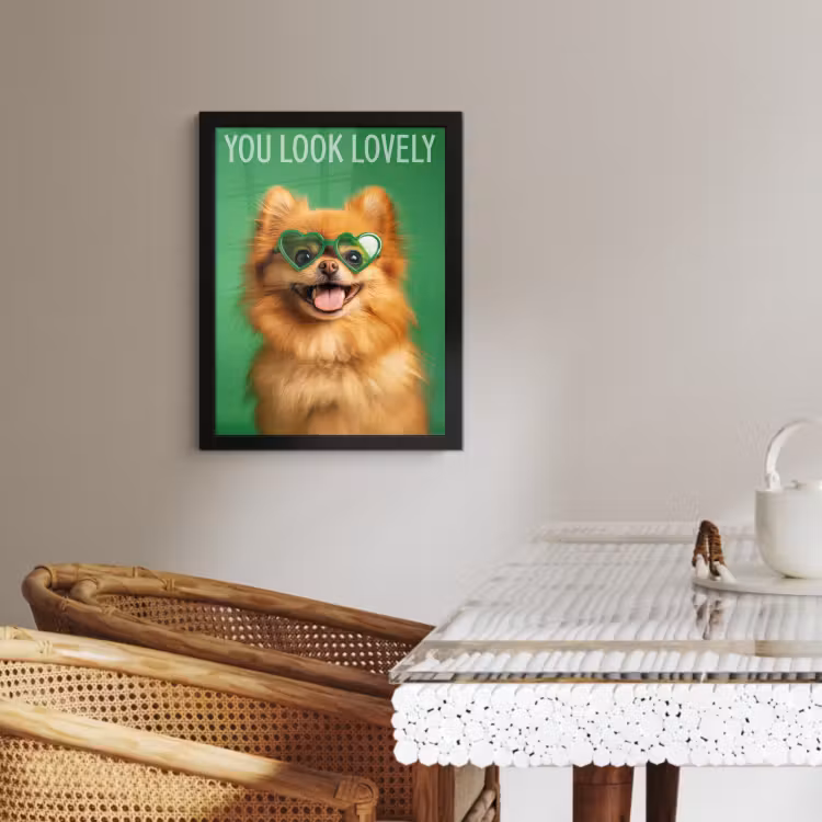 Bilder mit Rahmen - Hund - Sonnenbrille - Valentinstag - Liebe — 3