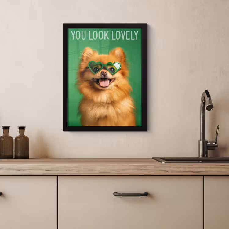 Bilder mit Rahmen - Hund - Sonnenbrille - Valentinstag - Liebe — 4