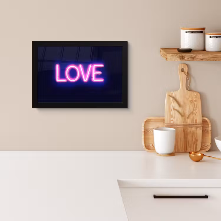 Bilder mit Rahmen - Neon - Liebe - Valentinstag — 2