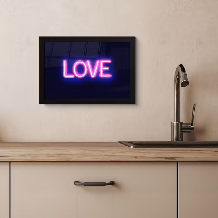 Bilder mit Rahmen - Neon - Liebe - Valentinstag — 4